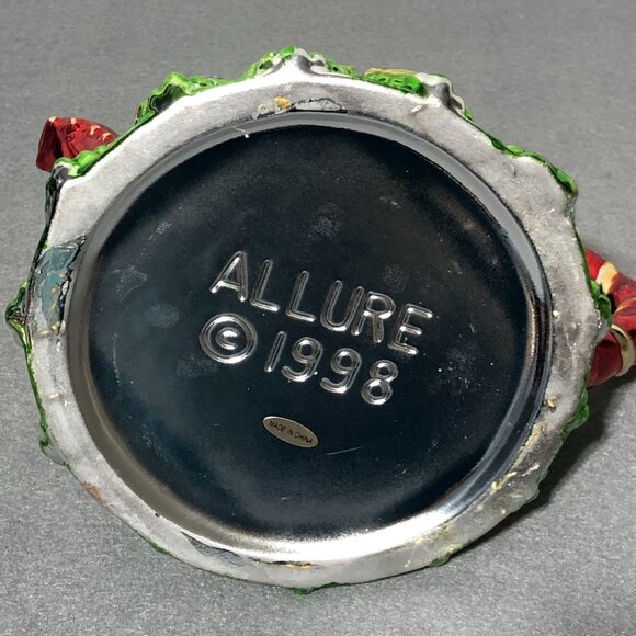 Ceramic Christmas Tree Teapot Hand Painted Metallic Glazed 1998 By Allure Home - Picture 5 of 16